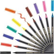 KEÇELİ KALEM EDDİNG FIRÇA UÇLU SİMLİ 1-6mm.10 RENK SET (1340K1099SIM)