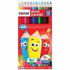 KURUBOYA FATİH TAM BOY KARTON KUTU 12 RENK (33112)