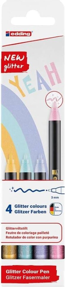 KEÇELİ KALEM EDDİNG SİMLİ 3mm.4 RENK SET (1200K499SIM)
