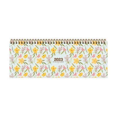 MASA AJANDASI KESKIN HAFTALIK 12X33 SPR.CICEK AJ-65 830092