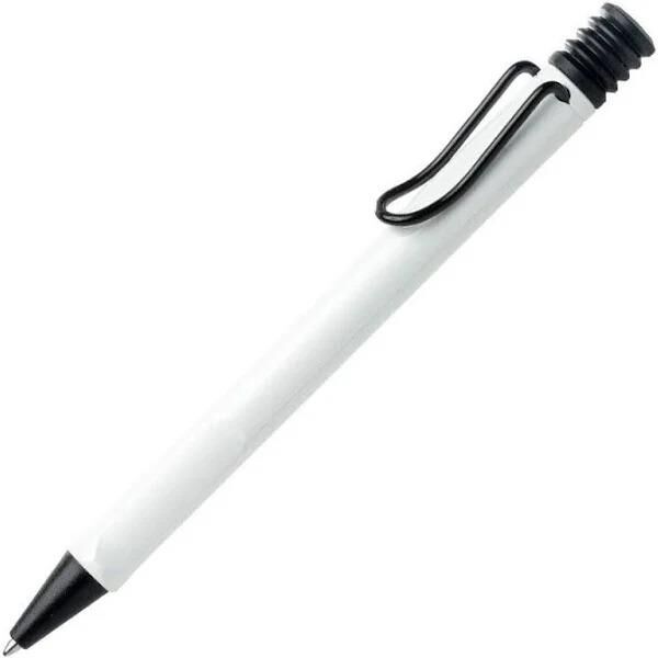 LAMY SAFARI PARLAK  BEYAZ TUKENMEZ KALEM SIYAH KLIPS 4037671 219