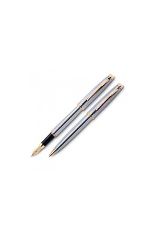 SCRIKSS  39 GOLD KROM DOLMAKALEM+TUKENMEZ SET