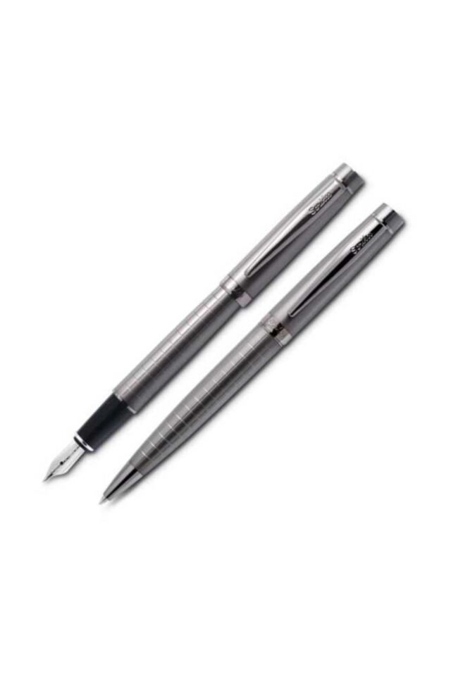 SCRIKSS  38 KARBON GRI DOLMAKALEM+TUKENMEZ SET