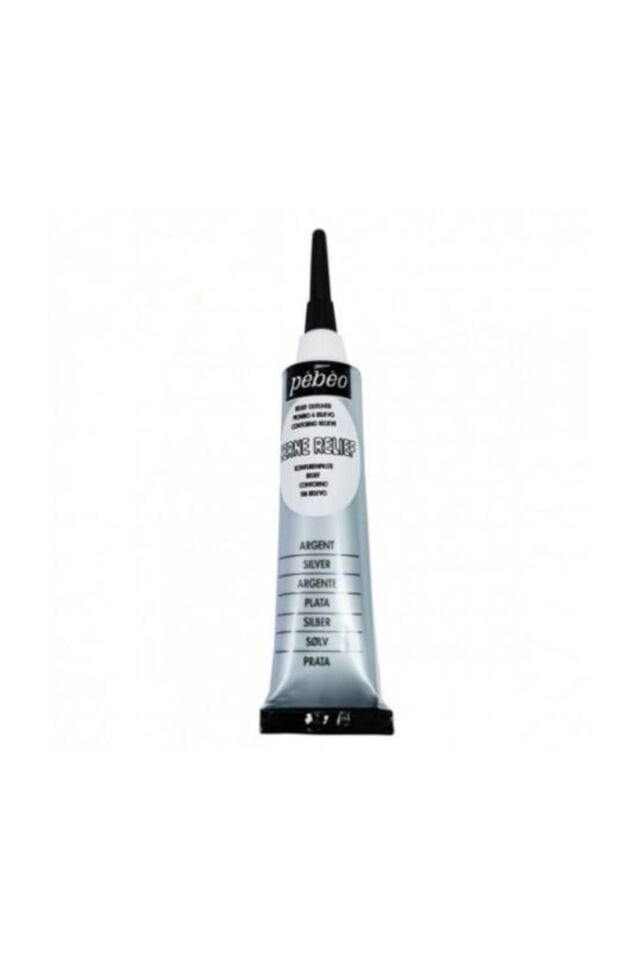 PEBEO CAM BOYASI KONTUR GUMUS YALDIZ 20 ML ART 773