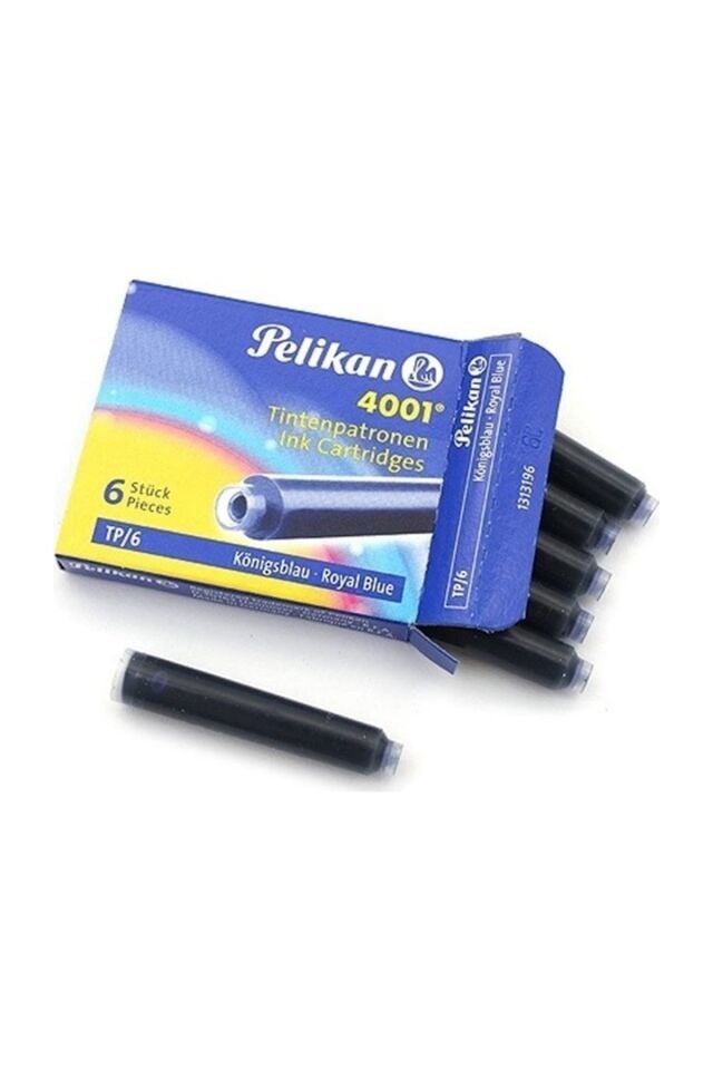 DOLMAKALEM  KARTUSU PELIKAN KISA MAVI 6 LI (TP/6)