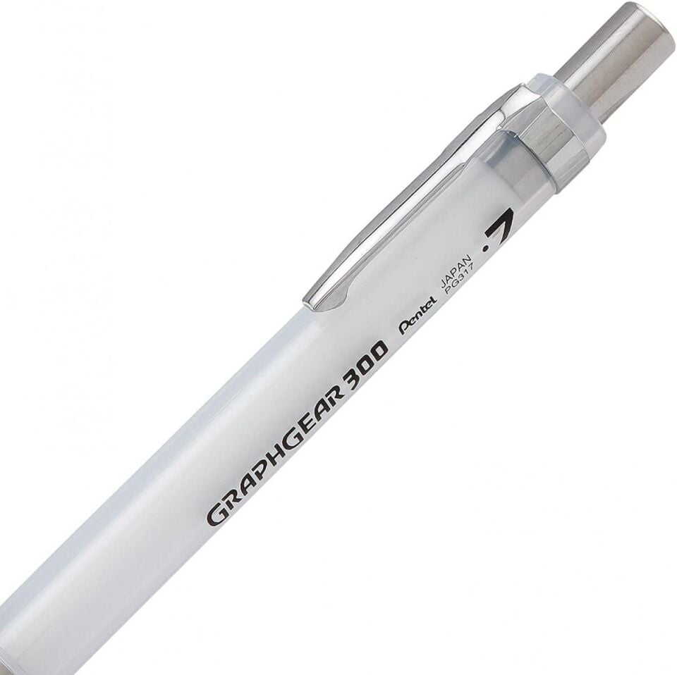 VERSATIL PENTEL GRAPHGEAR 300 07mm. WHITE (PG317)