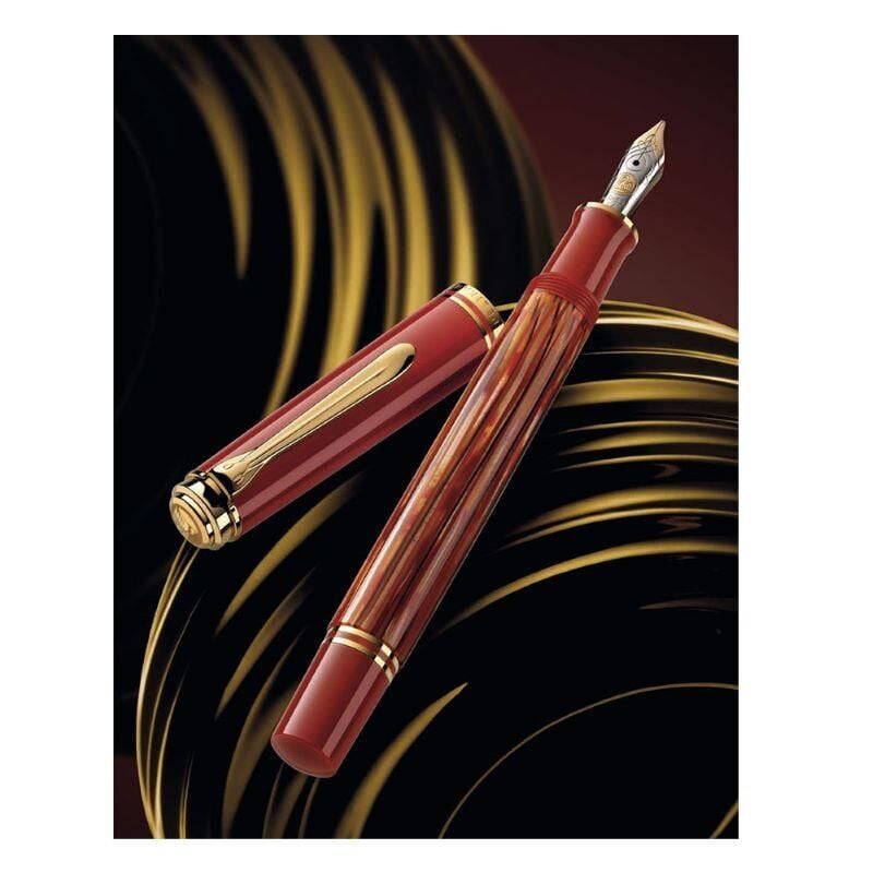 DOLMAKALEM PELIKAN M600 TORTOISESHELL RED GIFT BOX