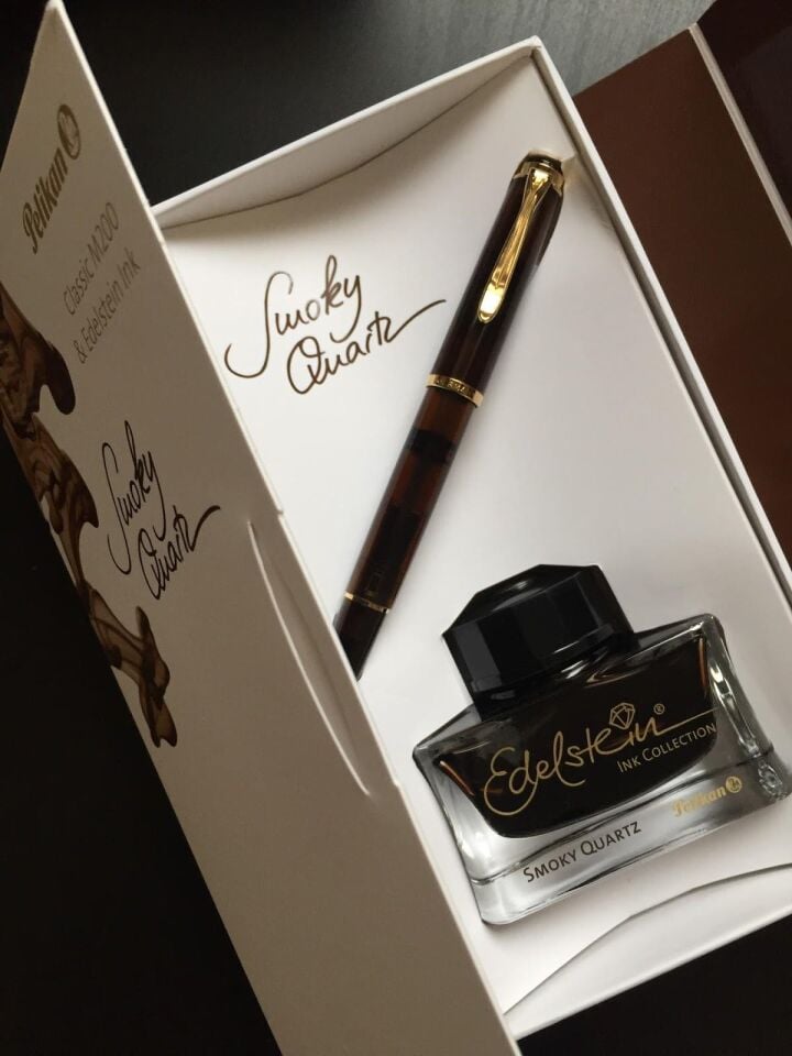 PELIKAN M200 SMOKY QUARTZ DOLMAKALEM/MUREK.KAH.