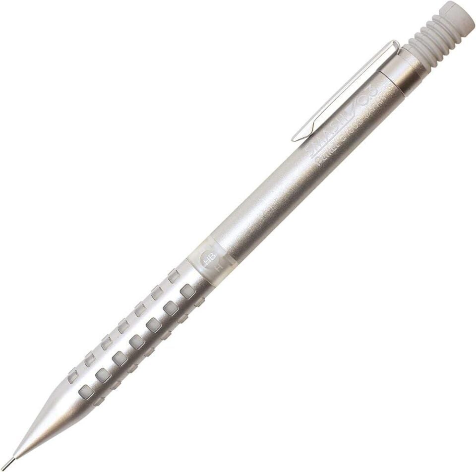 VERSATİL KALEM PENTEL SMASH METALİK SİLVER 03mm.(Q1003-PL7)