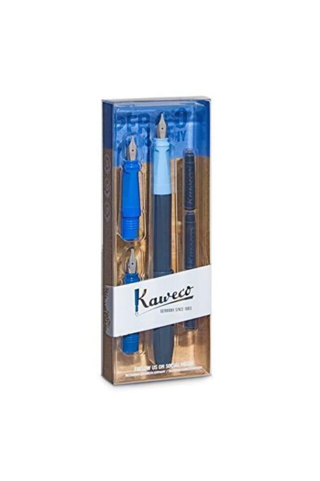 KALIGRAFI KALEMI KAWECO PERKEO SET MAVI 10002092