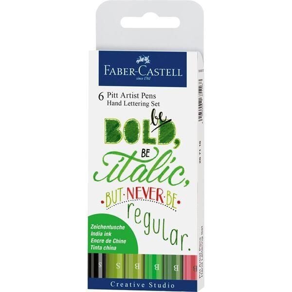 KALIGRAFI FABER CASTELL PITT ARTIST 6 LU 267117